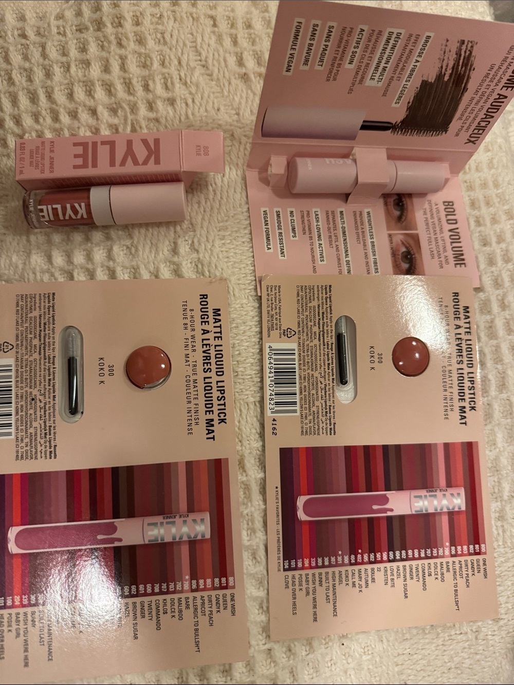Kylie make up set- Matte Liquid Lipstick & mascara